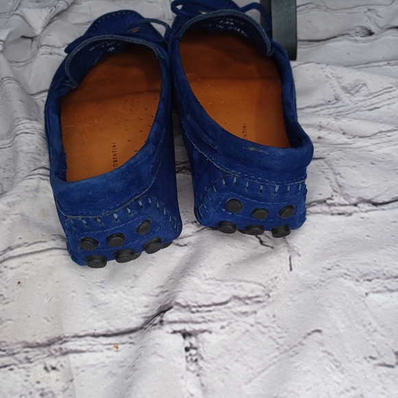 Mercanti Fiorentini Blue Suede Driving Loafers – Men’s 7.5B – Made in Brazil - Picture 8 of 9